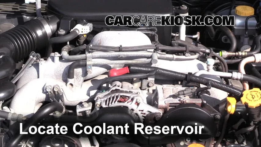 2007 Subaru Impreza 2.5i 2.5L 4 Cyl. Sedan Coolant (Antifreeze) Add Coolant